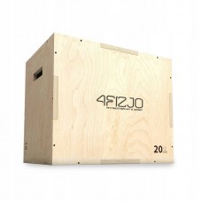 Бокс пліометричний 4Fizjo 3в1 дерев"яний, 600x500x400 мм, код: 4FJ0404