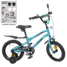 Велосипед дитячий Profi Kids Urban d=14, бірюзовий (мат), код: Y14253-1-MP