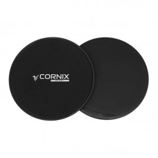 Диски-слайдери для ковзання (глайдингу) Cornix Sliding Disc 2 шт, чорний, код: XR-0178