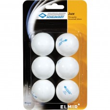 М"ячі для настільного тенісу Donic-Schildkrot Jade Ball (blister card) (6), код: 4000885837100
