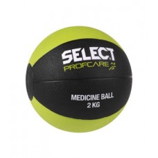 М"яч медичний Select Medicine ball 2 кг, чорний-салатовий, код: 5703543204106
