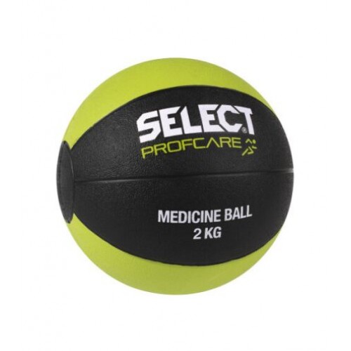 М"яч медичний Select Medicine ball 2 кг, чорний-салатовий, код: 5703543204106