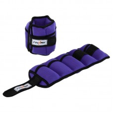 Обважнювачі-манжети з регульованою вагою для рук і ніг Maxxmma 2x2,3кг, фіолетовий, код: FWB04_V Обважнювачі-манжети з регульованою вагою для рук і ніг Maxxmma 2x2,3кг, фіолетовий, код: FWB04_V
