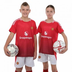 Форма футбольна дитяча Manchester United домашня 2024, розмір 24, зріст 130-140, червоний, код: CO-3761_24