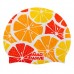Шапочка для плавання силіконова для дорослих MadWave Citrus жовтий, код: M055316