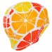Шапочка для плавання силіконова для дорослих MadWave Citrus жовтий, код: M055316