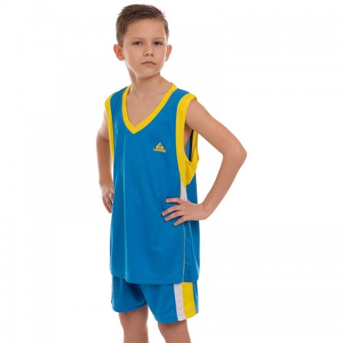Форма баскетбольна дитяча PlayGame Lingo S (ріст 125-135) блакитний, код: LD-8095T_SN-S52