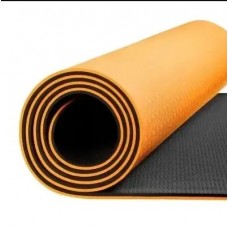 Коврик для фітнесу та йоги Lanor Lanor 1830x610x6 мм, помаранчево-чорний, код: 1787964058-E