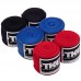 Бинти боксерські бавовн з еластаном Top King Hand Wraps 4м, червоний, код: TKHWR-01_R