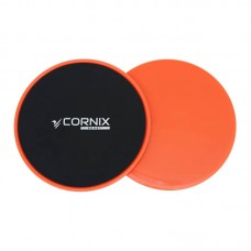 Диски-слайдери для ковзання (глайдингу) Cornix Sliding Disc 2 шт, помаранчевий, код: XR-0180