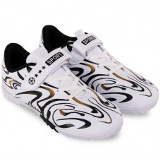 Сороконіжки футбольні дитячі PlayGame розмір 36, білий-чорний, код: 616-4_36