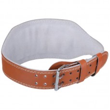 Пояс атлетичний шкіряний Zelart ширина 15см XL коричневий, код: SB-165056_XL-S52