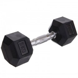 Гантель цільна шестигранна BioGym 1х5кг, код: SC-8013-5-S52 Гантель цільна шестигранна BioGym 1х5кг, код: SC-8013-5-S52
