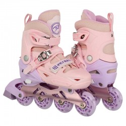 Ролики квади розсувні Fei Bao S (31-34), рожевий, код: SK-318_SP