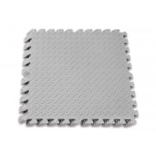 Татамі мат (пазл хвіст ластівки) EasyFit SwallowTail 4 шт, 600х600х10 мм, сірий, код: EF-1950-GY