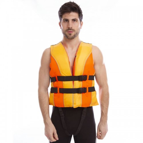 Жилет рятувальний FitGo помаранчевий-жовтий, код: 86-8_ORY Жилет рятувальний FitGo помаранчевий-жовтий, код: 86-8_ORY