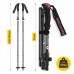 Трекінгові палиці Mountain Goat Pro+ 43-130 см, чорний-рожевий, код: P-5905973404662