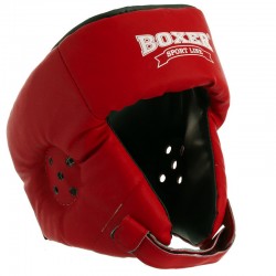 Шолом боксерський Boxer L червоний, код: 2028_LR