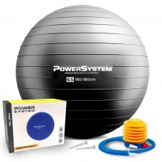 М"яч для фітнесу (фітбол) Power System Pro Gymball Ø65 см, чорний, код: 4012BK-0