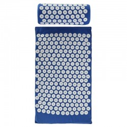 Набір масажний акупунктурний Аплікатор Кузнєцова FitGo 2в1 килимок та валик?синій, код: FI-0134_BL Набір масажний акупунктурний Аплікатор Кузнєцова FitGo 2в1 килимок та валик?синій, код: FI-0134_BL