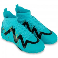 Сороконіжки футбольні Guanjunbao, розмір 40, бірюзовий-чорний, код: X2312-1-39-45-1_40 Сороконіжки футбольні Guanjunbao, розмір 40, бірюзовий-чорний, код: X2312-1-39-45-1_40