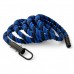 Канат для лазіння Orlins CrossFit х/б 4 м, діаметр 40 мм з кронштейном, синьо-чорний, код: RO-155