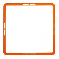 Тренувальна наземна сітка PlayGame Hexagon Agility Grid квадратна 425х425 мм, помаранчевий, код: C-1411_OR