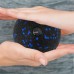 Масажний м"яч PowerPlay Epp Massage Ball 100 мм, чорний-синій, код: PP-4351_Blue_d10