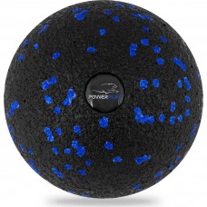 Масажний м"яч PowerPlay Epp Massage Ball 100 мм, чорний-синій, код: PP-4351_Blue_d10