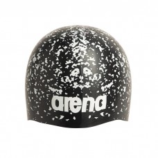 Шапка для плавання Arena PoolISH Moulded чорний-білий, код: 3468337431091