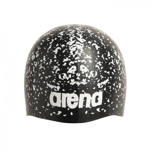 Шапка для плавання Arena PoolISH Moulded чорний-білий, код: 3468337431091