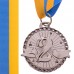 Медаль спортивная с лентой PlayGame Zip золотой, код: C-6404_G