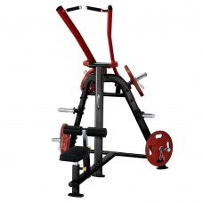 Тренажер для спини Lat Pulldown Machine Steelflex PlateLoad Line Plla чорно-червоний, код: 18244-2-IN