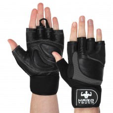 Рукавички спортивні Hard Touch M, чорний, код: SB-9530_MBK