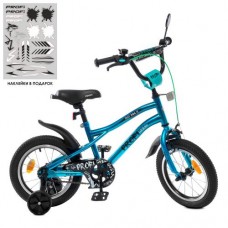 Велосипед дитячий Profi Kids Urban d=14, бірюзовий, код: Y14253S-1-MP