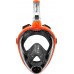Повнолицьова маска Aqua Speed Spectra 2.0 9915 S/M, чорний-помаранчевий, код: 5908217699152