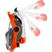 Повнолицьова маска Aqua Speed Spectra 2.0 9915 S/M, чорний-помаранчевий, код: 5908217699152