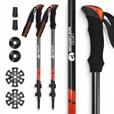 Трекінгові палиці Mountain Goat Peak+ 65-135 см, чорний-помаранчевий, код: P-5907739318275 Трекінгові палиці Mountain Goat Peak+ 65-135 см, чорний-помаранчевий, код: P-5907739318275