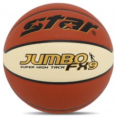 М"яч баскетбольний Star Jumbo FX9 №6, оранжево-білий, код: BB426-25-S52