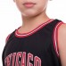 Форма баскетбольна дитяча NBA клуб Chicago Bulls 23 XL (9-10 років), 135-150см, чорний-червоний, код: 5351_XLBKR