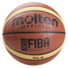 М'яч баскетбольний Molten №6 PU, GL-6 (смуга), код: МT004-PU6-WS