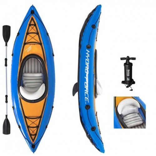 Надувний одномісний каяк Hydro-Force Cove Champion, 275 х 81 х 45 см, код: 694213898234-IN