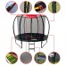Батут із захисною сіткою та драбиною Insportline Flea PRO 305 см, код: 23879-EI