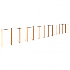 Турнік InterAtletika 3 м, 15 секцій, код: УТ301-15-SM