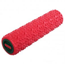 Ролер масажний циліндр (ролик мфр) Bloom Foam Roller 450х120 мм, червоний, код: LB7022_R