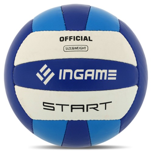 М"яч волейбольний Legend Start №5 PU, білий-синій, код: VL-8447