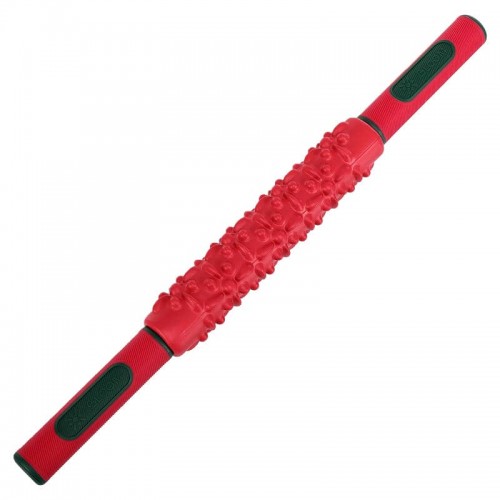 Масажер-палка роликовий антицелюлітний Bloom Massager Bar 420 мм, червоний, код: LB7023_R