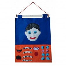 Набір для вивчення емоцій Емоційне обличчя Tia-Sport сенсорна панель на липучках, код: sm-1450