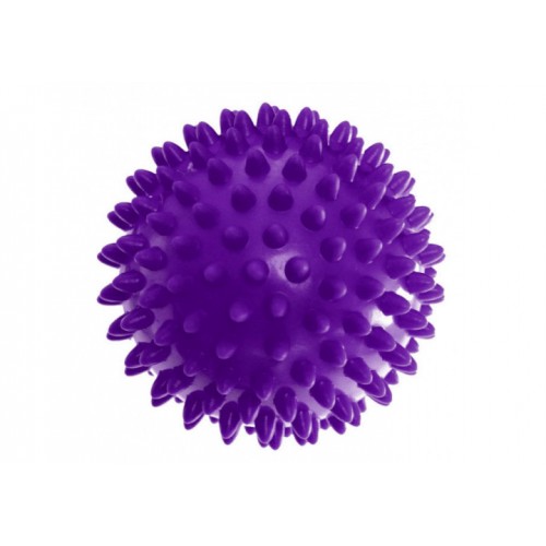 Масажний м'ячик EasyFit PVC жорсткий, 90 мм, фіолетовий, код: EF-1064-V-EF