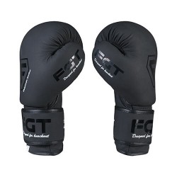 Боксерські рукавички FGT Mate, шкіра, 10oz, чорний, код: FT2M-10-WS